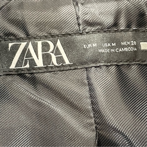 Zara Gray Jacket, Size Medium - Picture 10 of 12